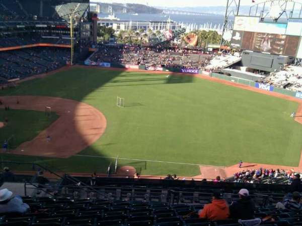 Oracle Park, section: VR304, row: 10, seat: 17