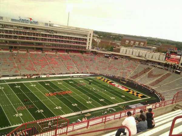 SECU Stadium, section: 302, row: o, seat: 19