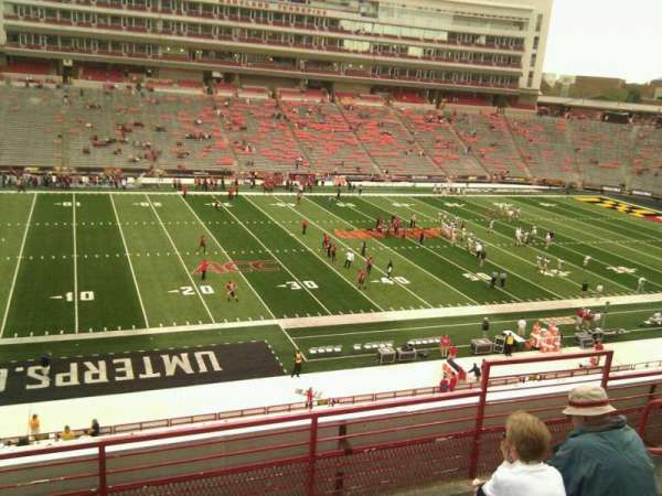 SECU Stadium, section: 203, row: e, seat: 18