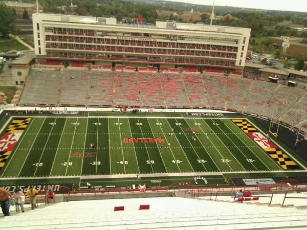 SECU Stadium, section: 305, row: LL, seat: 9