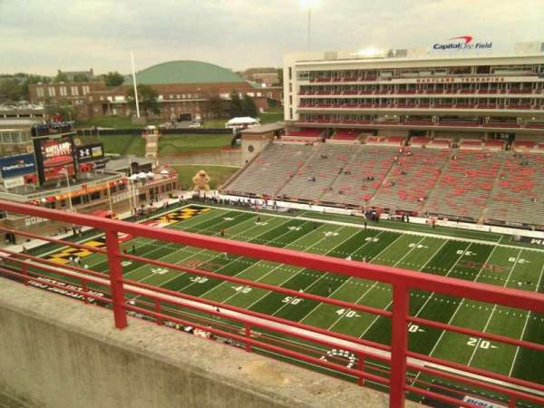 SECU Stadium, section: 309, row: h, seat: 19