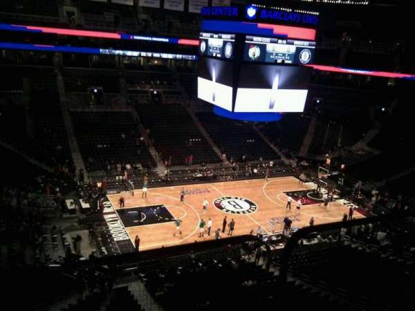 Barclays Center, section: 210, row: 1, seat: 29