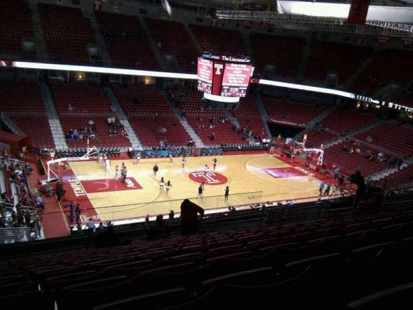 Liacouras Center, section: 215, row: p, seat: 15
