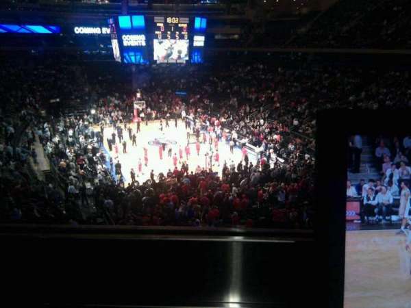 Madison Square Garden, section: 203, row: 1, seat: 4