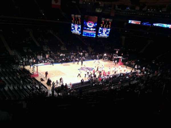 Madison Square Garden, section: 208, row: 6, seat: 13