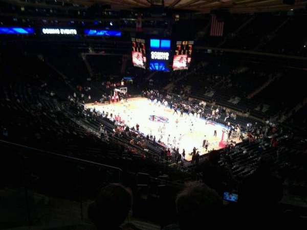 Madison Square Garden, section: 215, row: 12, seat: 5