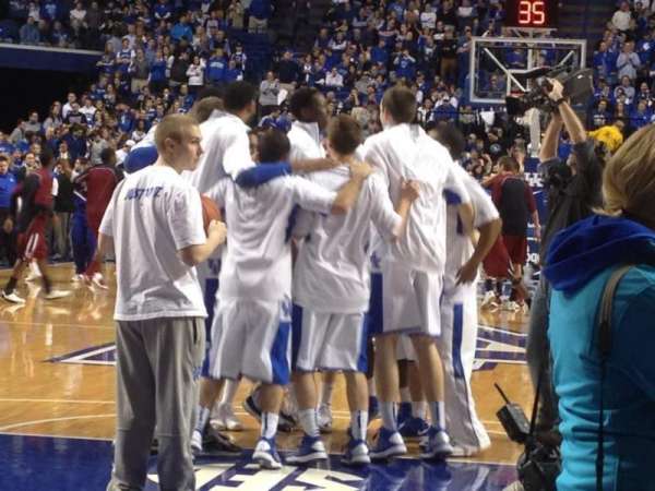 Rupp Arena, section: 22, row: floor, seat: 12