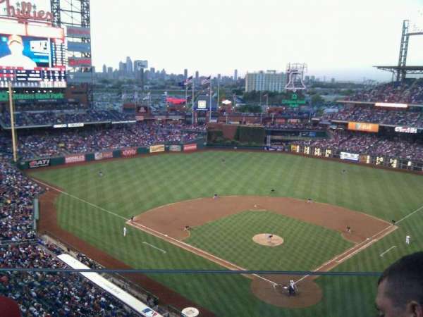 Citizens Bank Park, section: 421, row: 2, seat: 23