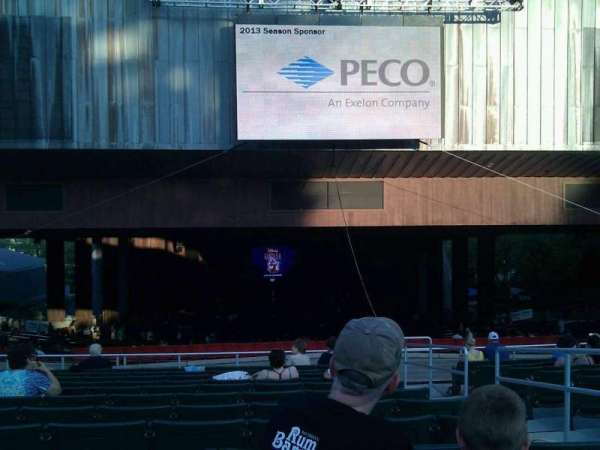TD Pavilion at the Mann, section: terrace, row: m, seat: 129