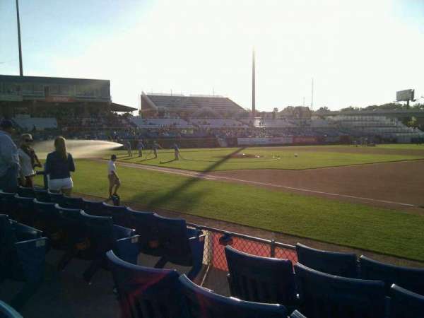 Frawley Stadium, section: 4, row: 5, seat: 7
