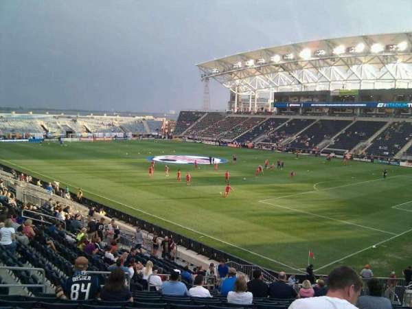 Subaru Park, section: 121, row: aa, seat: 21
