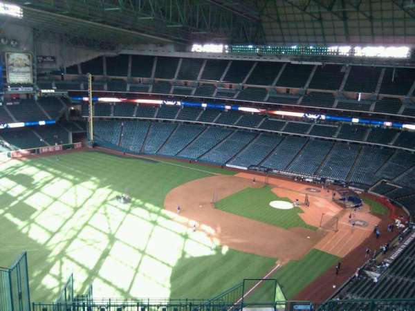 Daikin Park, section: 405, row: 13, seat: 8