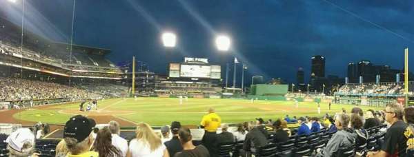 PNC Park, section: 13, row: M, seat: 2