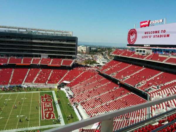 Levi's Stadium, section: 408, row: 1, seat: 17