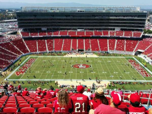 Levi's Stadium, section: 412, row: 23, seat: 5
