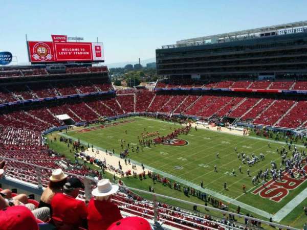 Levi's Stadium, section: 309, row: 4, seat: 12