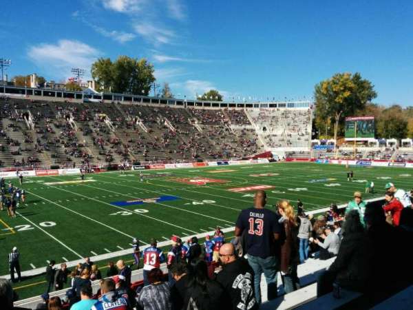 Percival Molson Memorial Stadium, section: X1, row: 12, seat: 20