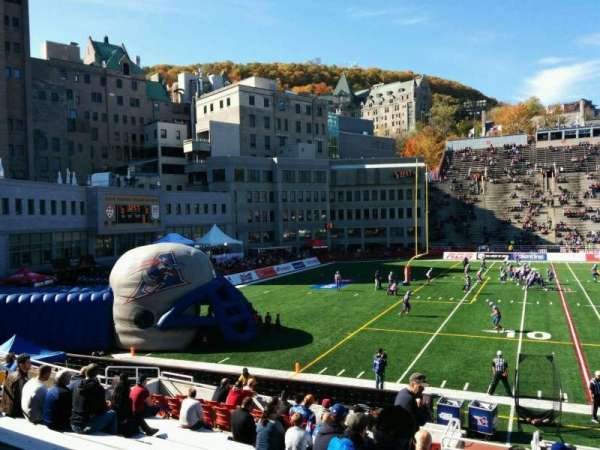 Percival Molson Memorial Stadium, section: x1, row: 12, seat: 20