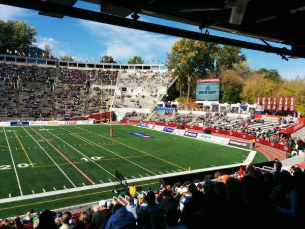 Percival Molson Memorial Stadium, section: t1, row: 16, seat: 3
