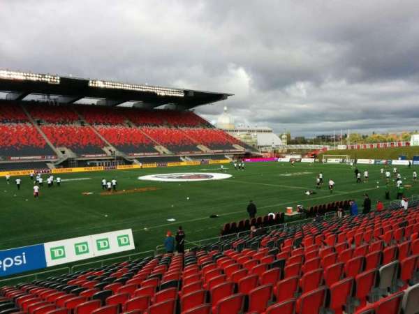 TD Place Stadium, section: V, row: 19, seat: 16