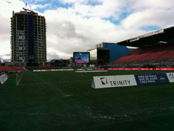 TD Place Stadium, section: K, row: 1, seat: 3