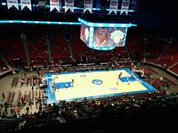 Centre Bell, section: 321, row: E, seat: 4