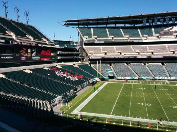 Lincoln Financial Field, section: C37, row: 1, seat: 6