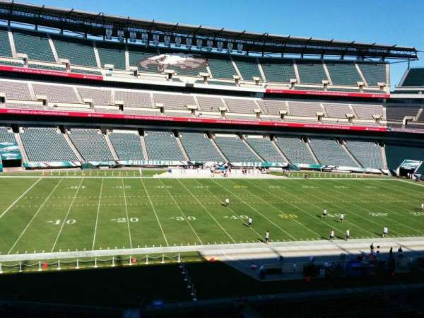 Lincoln Financial Field, section: c38, row: 4, seat: 1