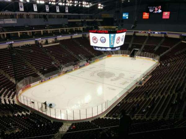 Giant Center, section: 203, row: h, seat: 16