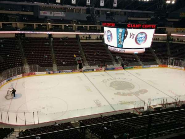 Giant Center, section: 205, row: c, seat: 9