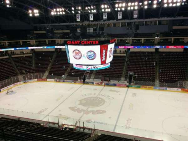 Giant Center, section: 208, row: e, seat: 6