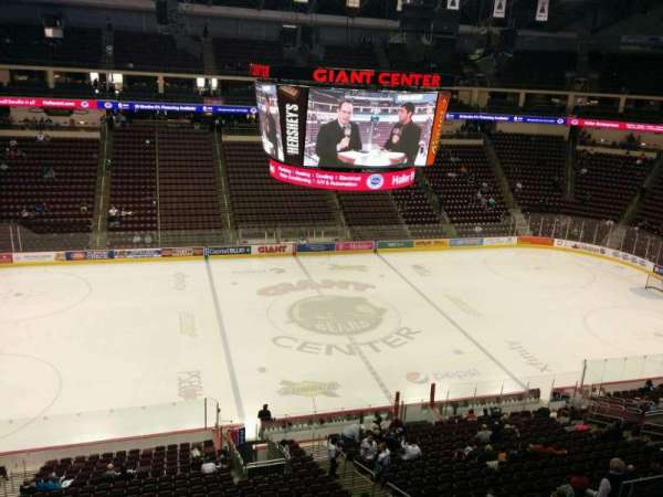 Giant Center, section: 219, row: b, seat: 8