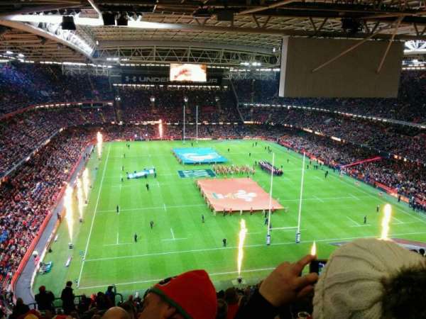 Principality Stadium, section: u21, row: 26, seat: 4