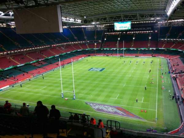 Principality Stadium, section: u17, row: 21, seat: 9