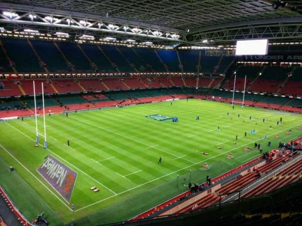 Principality Stadium, section: u14, row: 13, seat: 10
