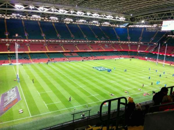 Principality Stadium, section: U13, row: 11, seat: 18