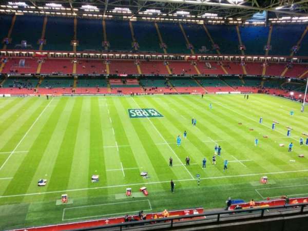 Principality Stadium, section: u10, row: 5, seat: 16