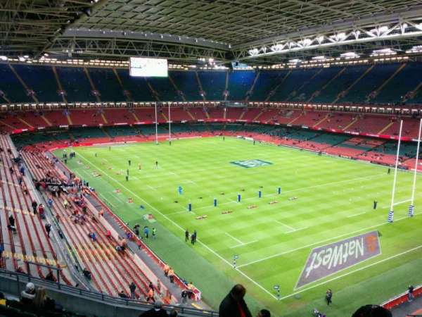 Principality Stadium, section: U3, row: 11, seat: 15