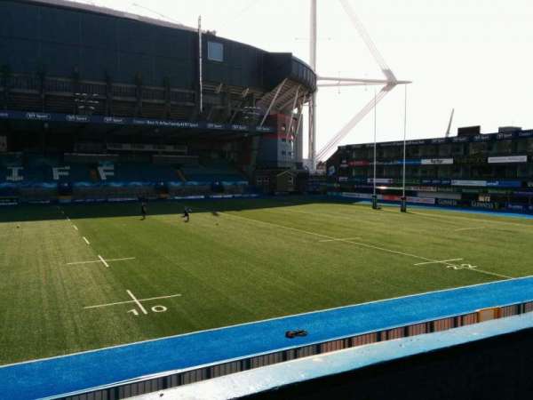 Cardiff Arms Park, section: 13, row: b, seat: 6