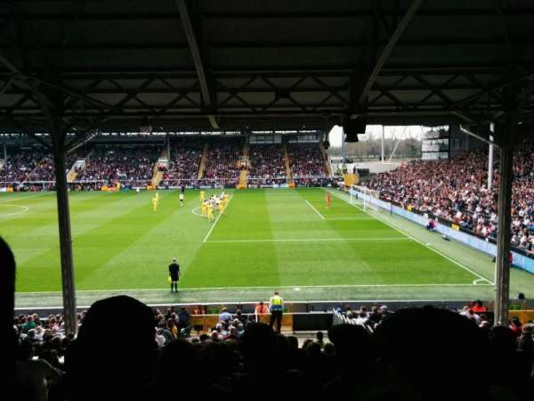 Craven Cottage, section: b, row: n, seat: 12