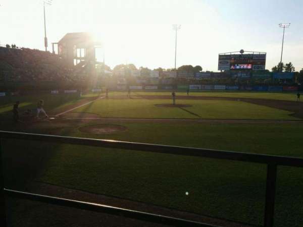 McCoy Stadium, section: 4, row: B, seat: 4