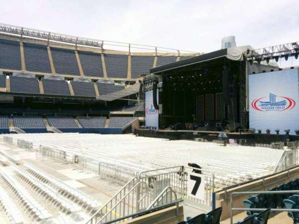 Soldier Field, section: 107, row: 5, seat: 9