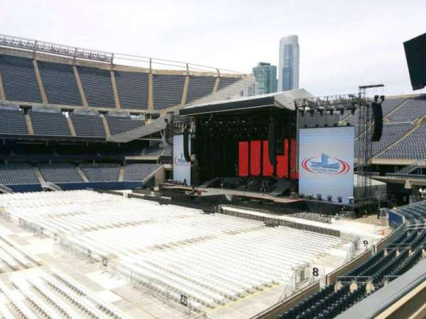 Soldier Field, section: 208, row: 2, seat: 8
