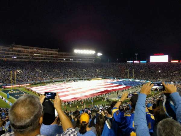 Rose Bowl, section: 1-H, row: 57, seat: 101