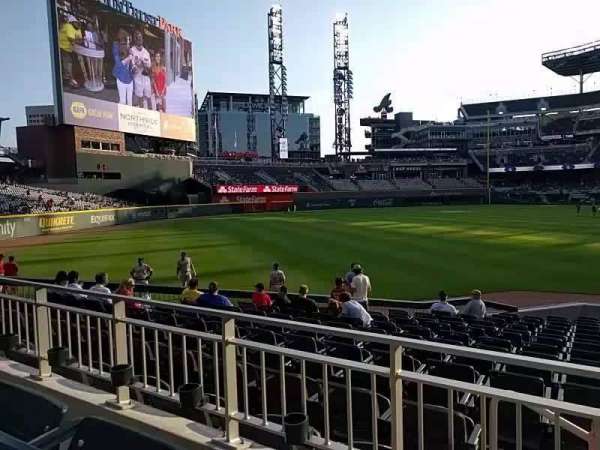 Truist Park, section: 142, row: 2, seat: 4