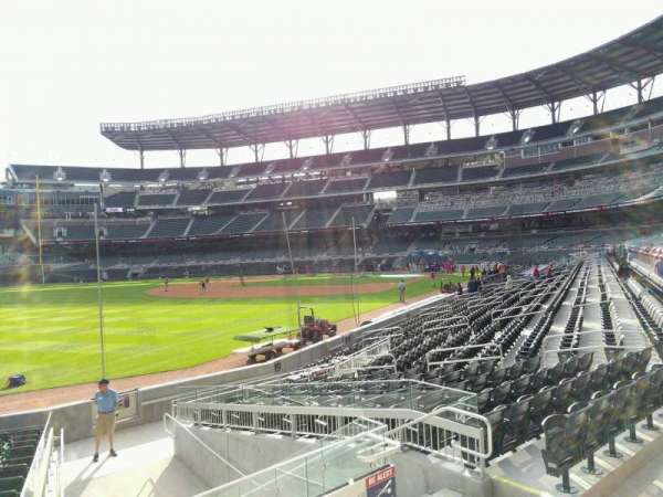 Truist Park, section: 141, row: 1, seat: 8