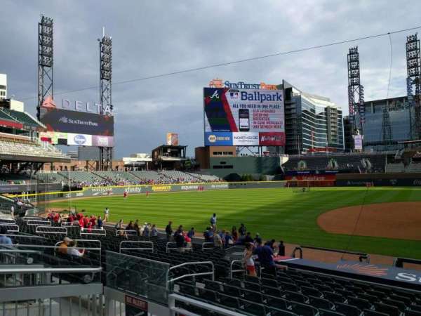Truist Park, section: 133, row: 3, seat: 12