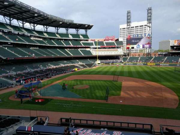 Truist Park, section: 218, row: 1, seat: 14