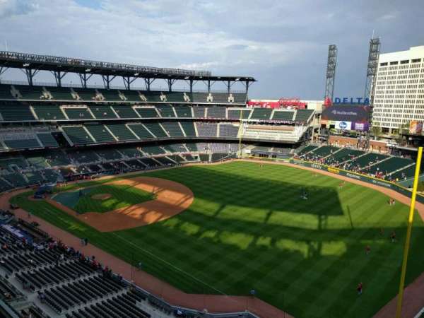 Truist Park, section: 412, row: 2, seat: 15