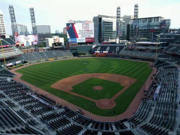 Truist Park, section: 427, row: 2, seat: 13